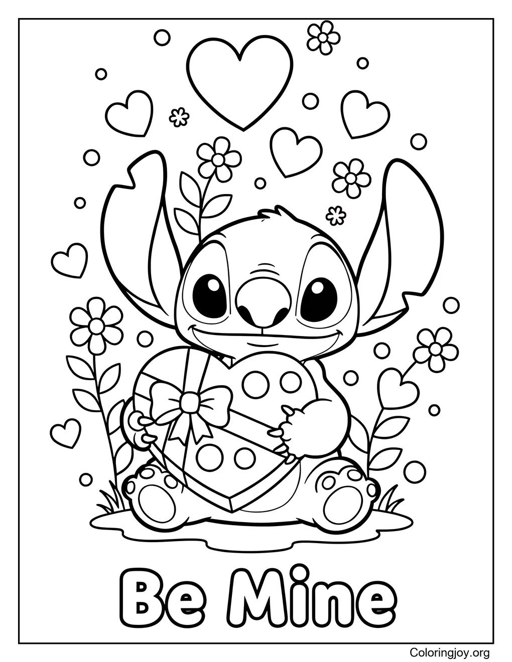 Stitch Valentine Be Mine