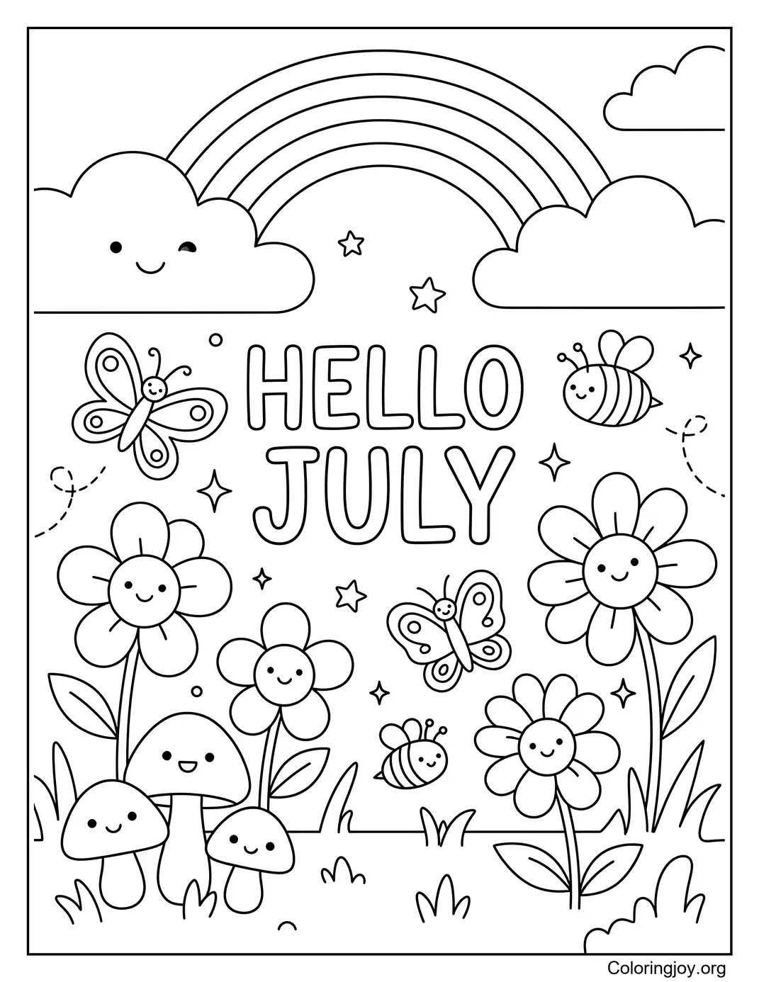 July Garden Wishes