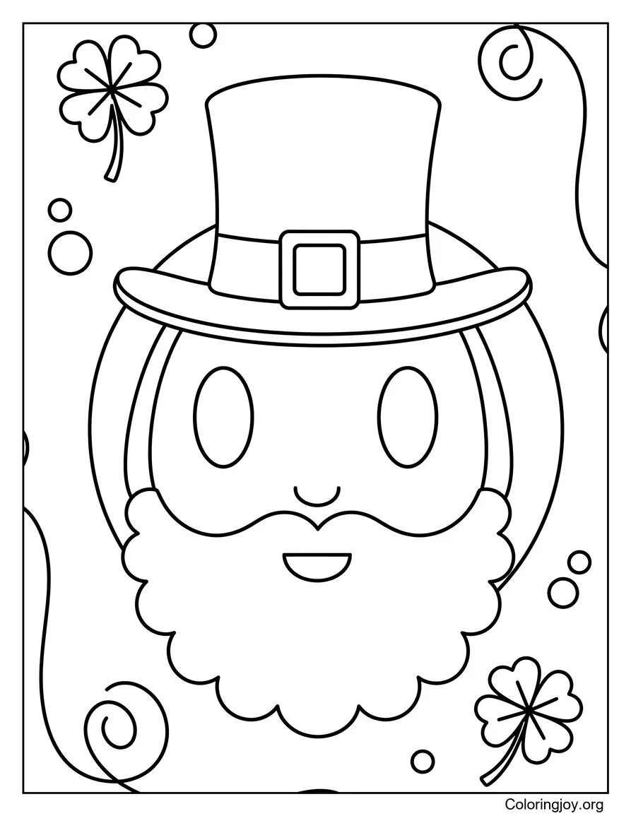 Simple Cute Happy Leprechaun