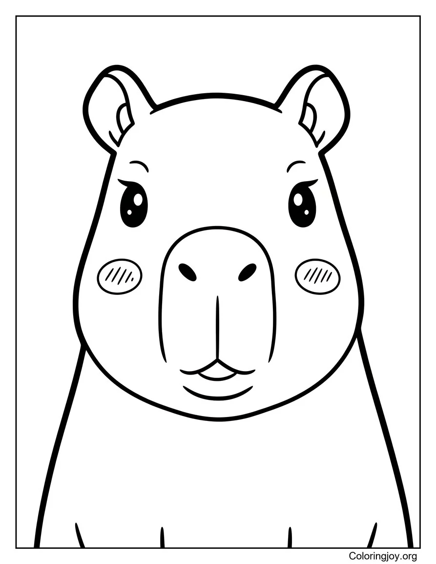 capybara blushing