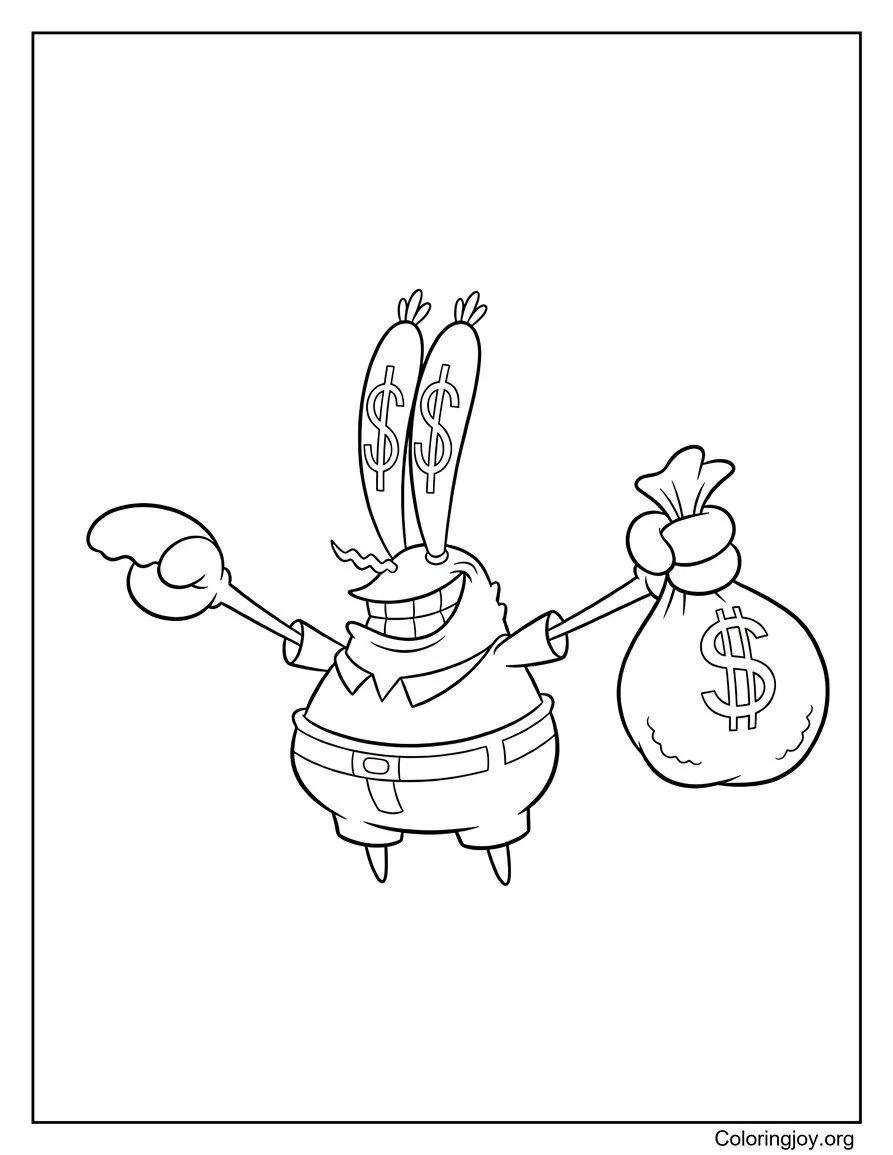 Mr Krabs Dollar Eye