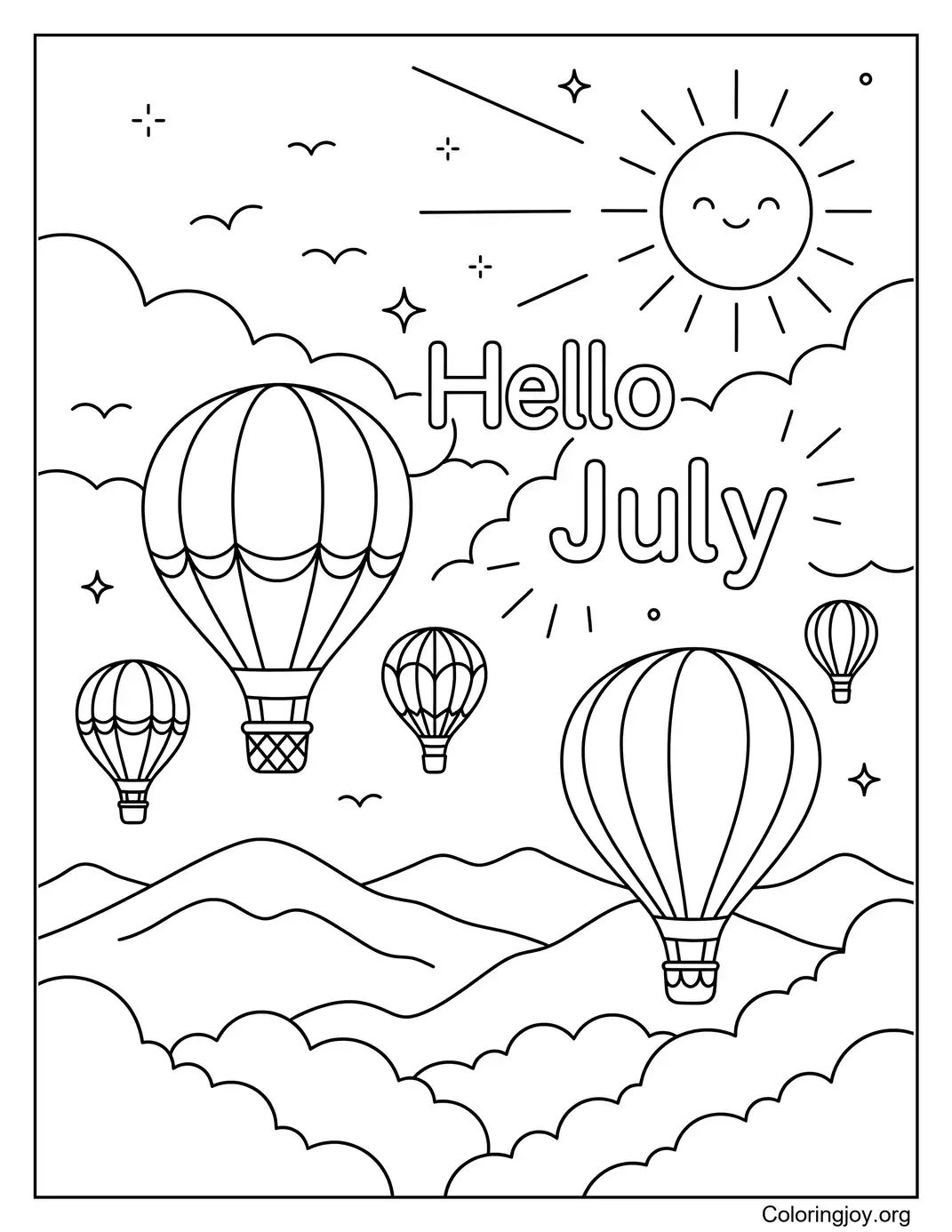July Sunrise Balloon Flight