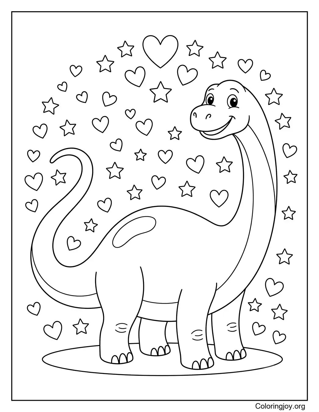 Starry Brontosaurus Wishes