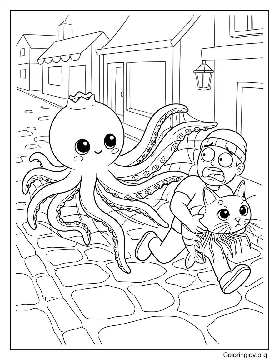 Blueberrinni Octopussini Reaches Out All Tentacles To Stop The Thief