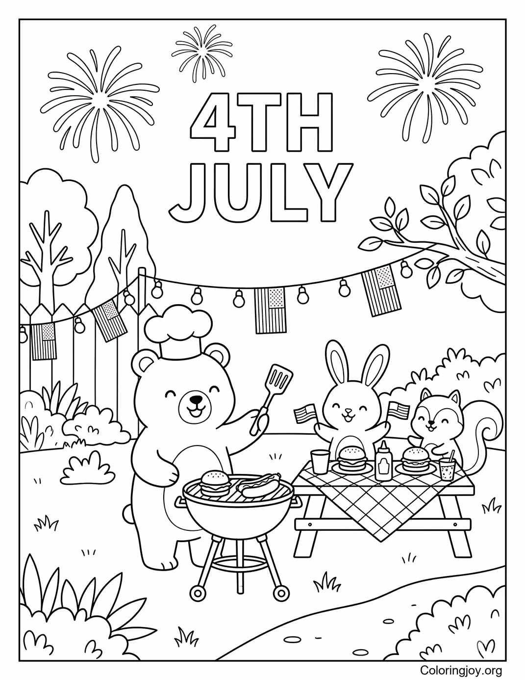 4th July BBQ Backyard Party