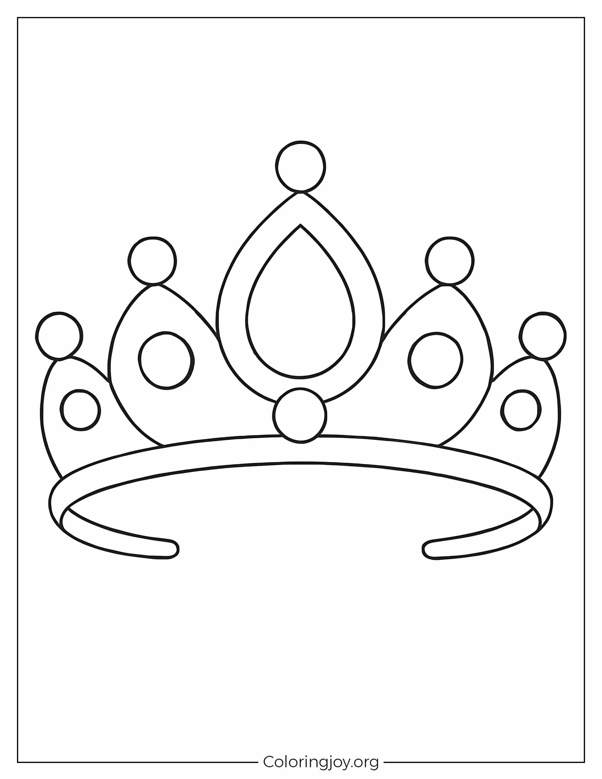 A Simple Tiara Crown for Girls