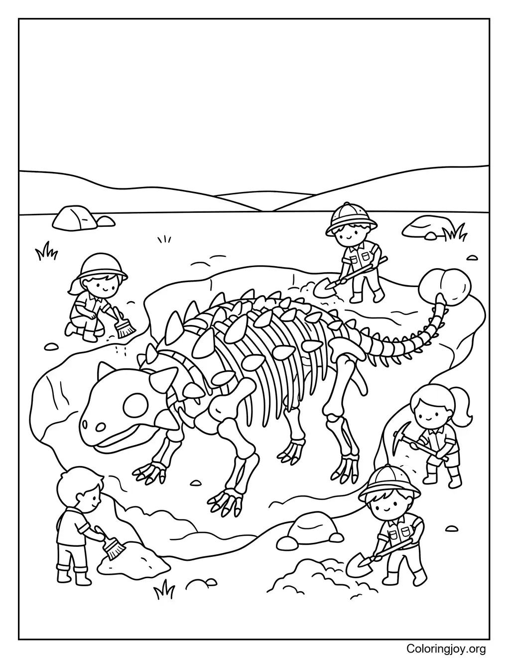 Fossil Discovery Ankylosaurus