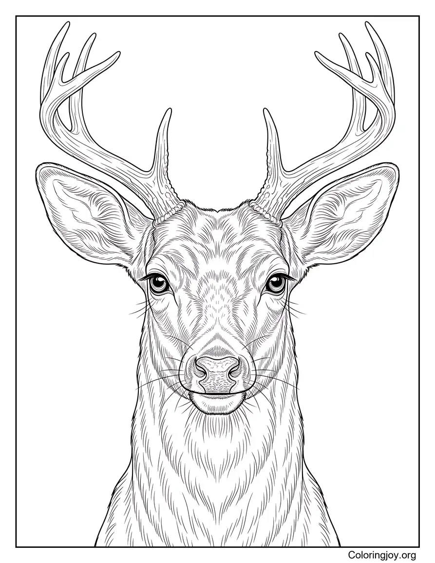 Realistic Deer Portrait