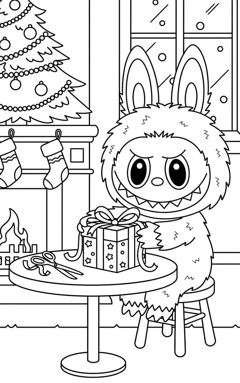 Labubu Festive Gift Wrapping
