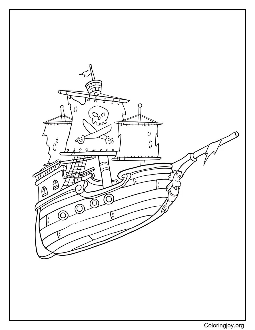 The Flying Dutchman's Ship Printable PDF