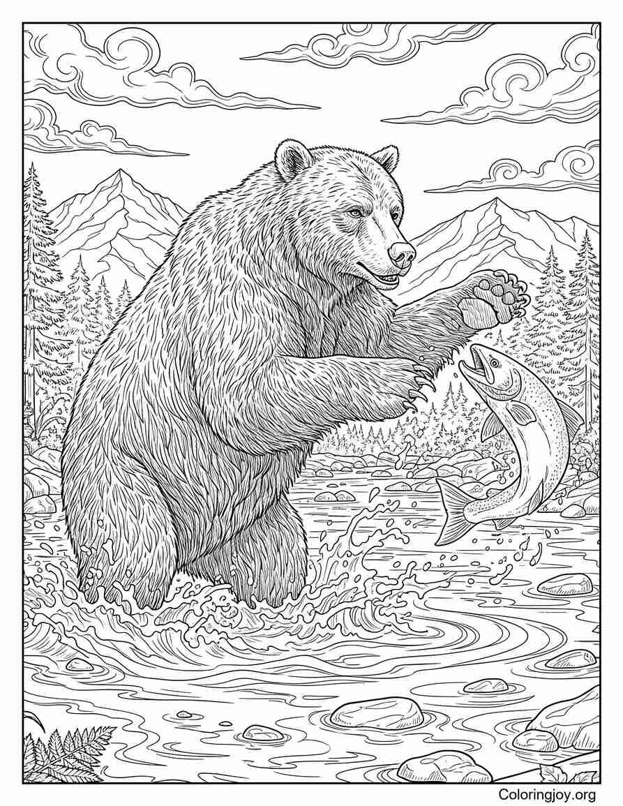 Realistic American Black Bear Climbing