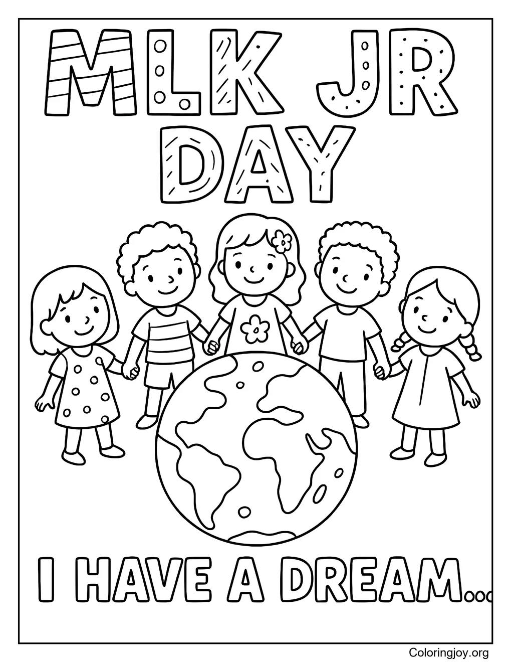 Day celebration with children - Martin Luther King Jr.