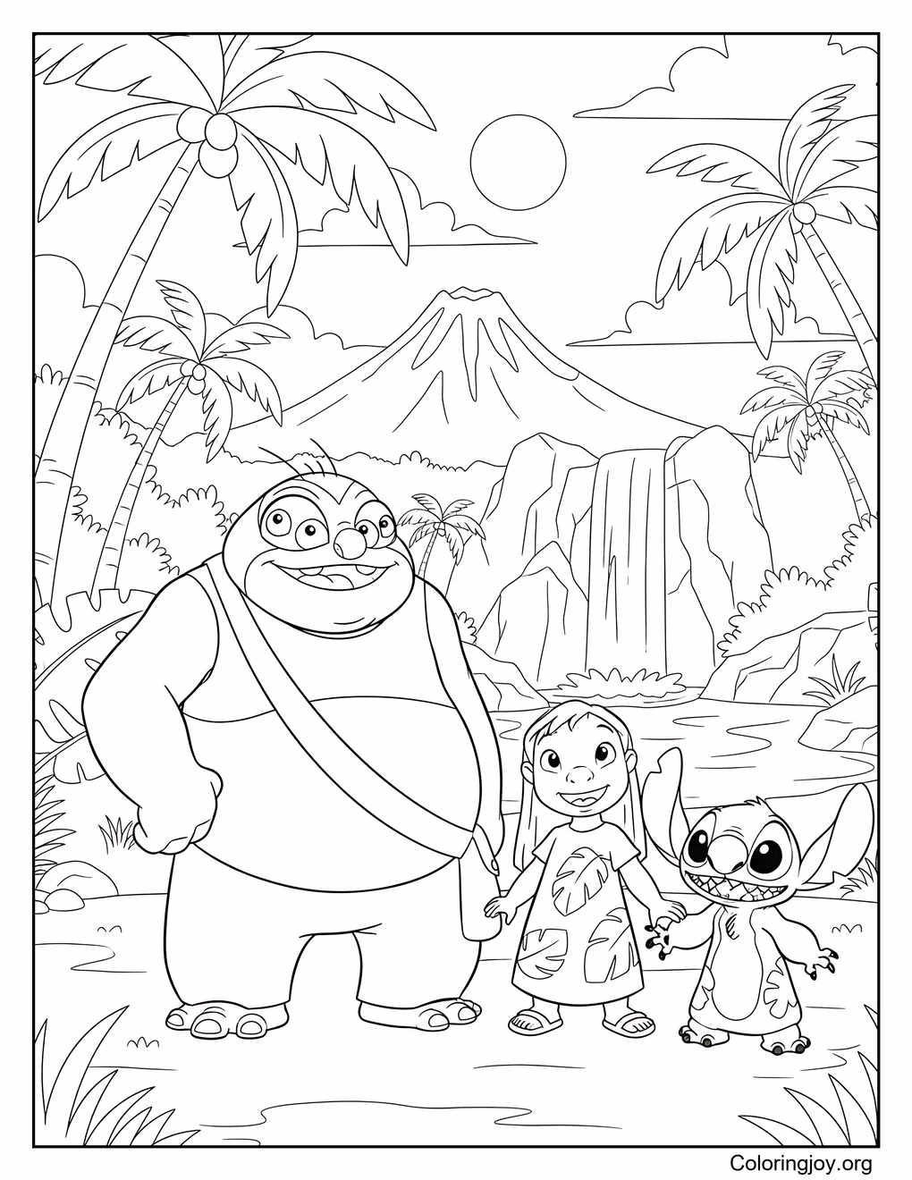 Jumba Lilo and Stitch Scene