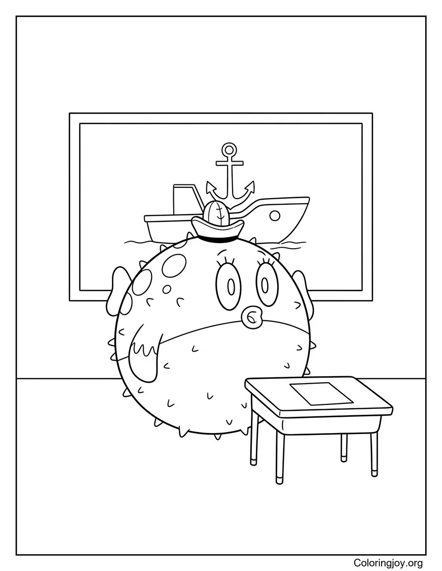 Mrs. Puff Teaching Boating Class