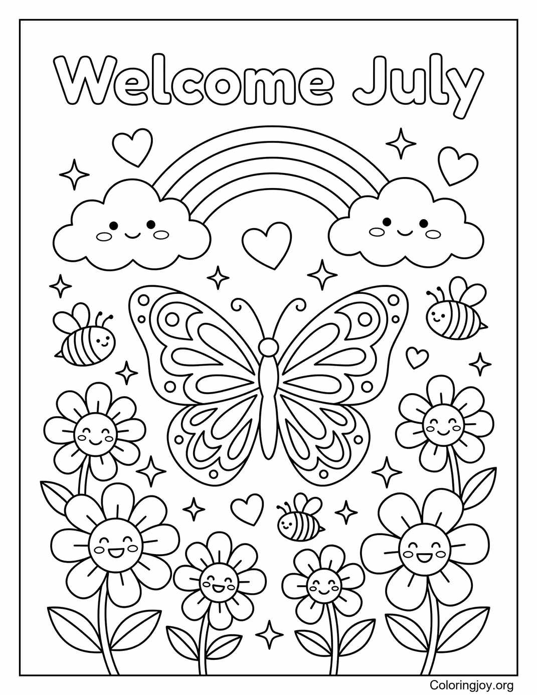 July Butterfly Meadow