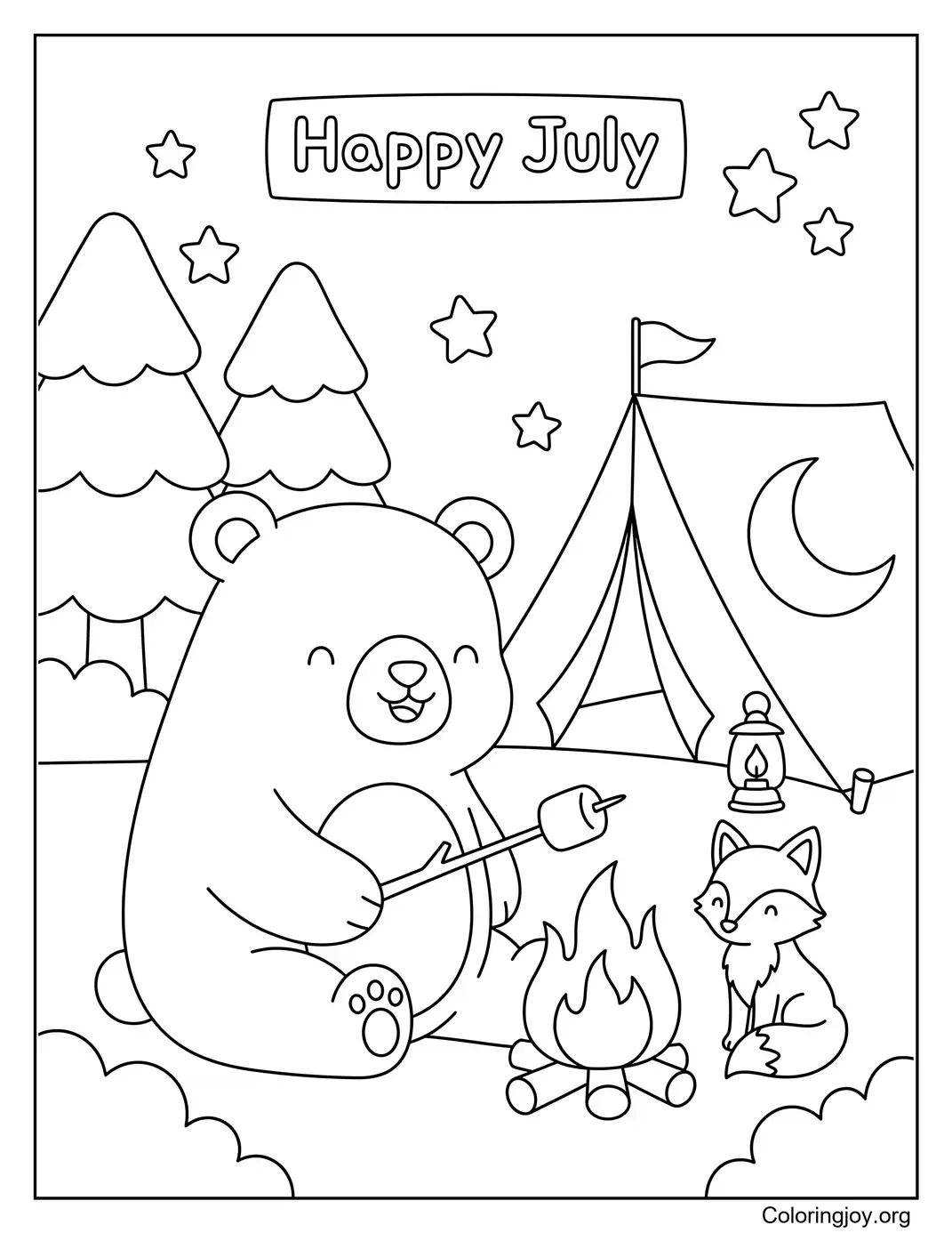 July Camping Adventure