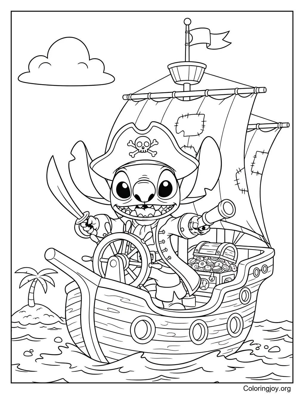 stitch pirate