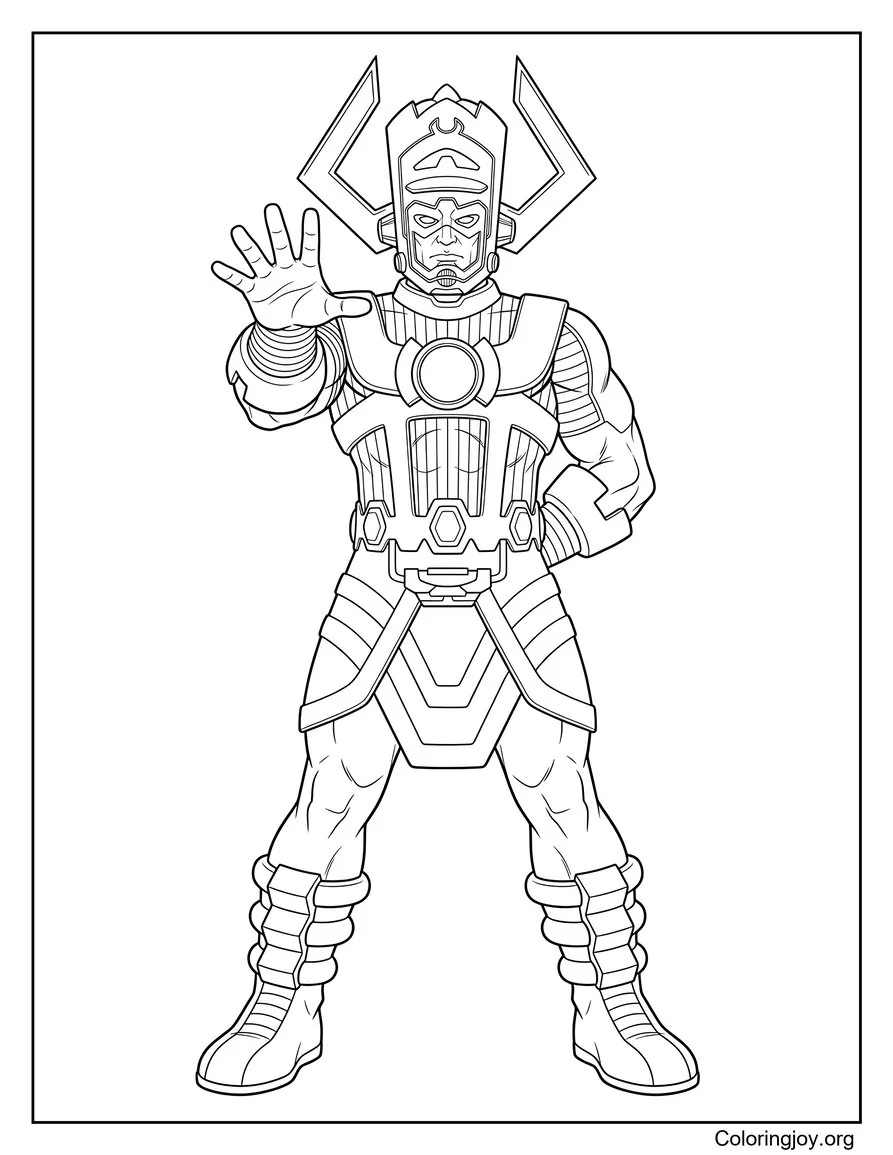 Galactus Coloring Page