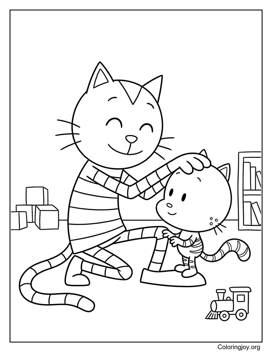 Petey The Cat And Lil Petey Father Son Moment