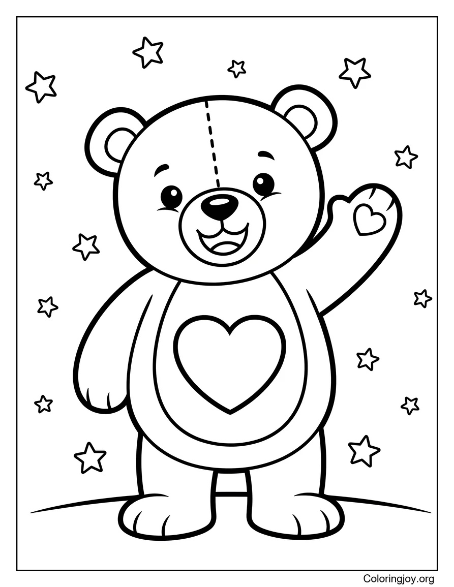 Teddy Bear Waving