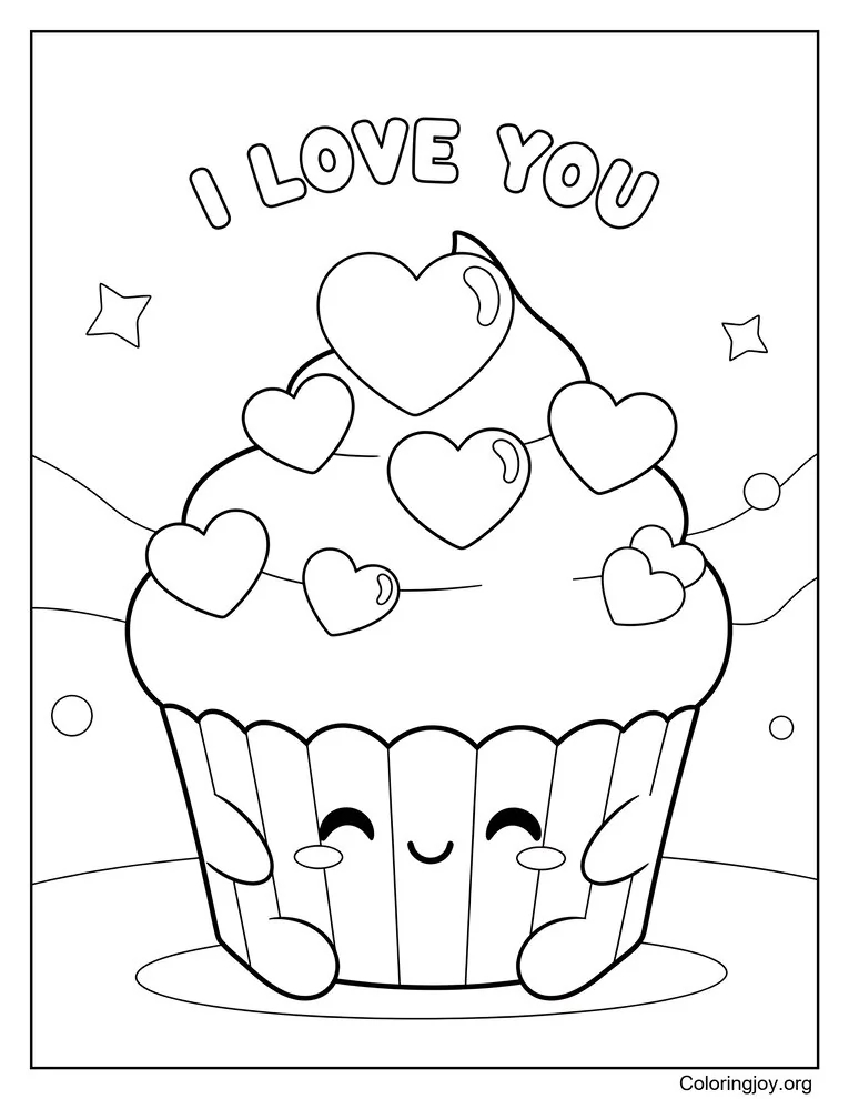 Cupcake I Love You Treat