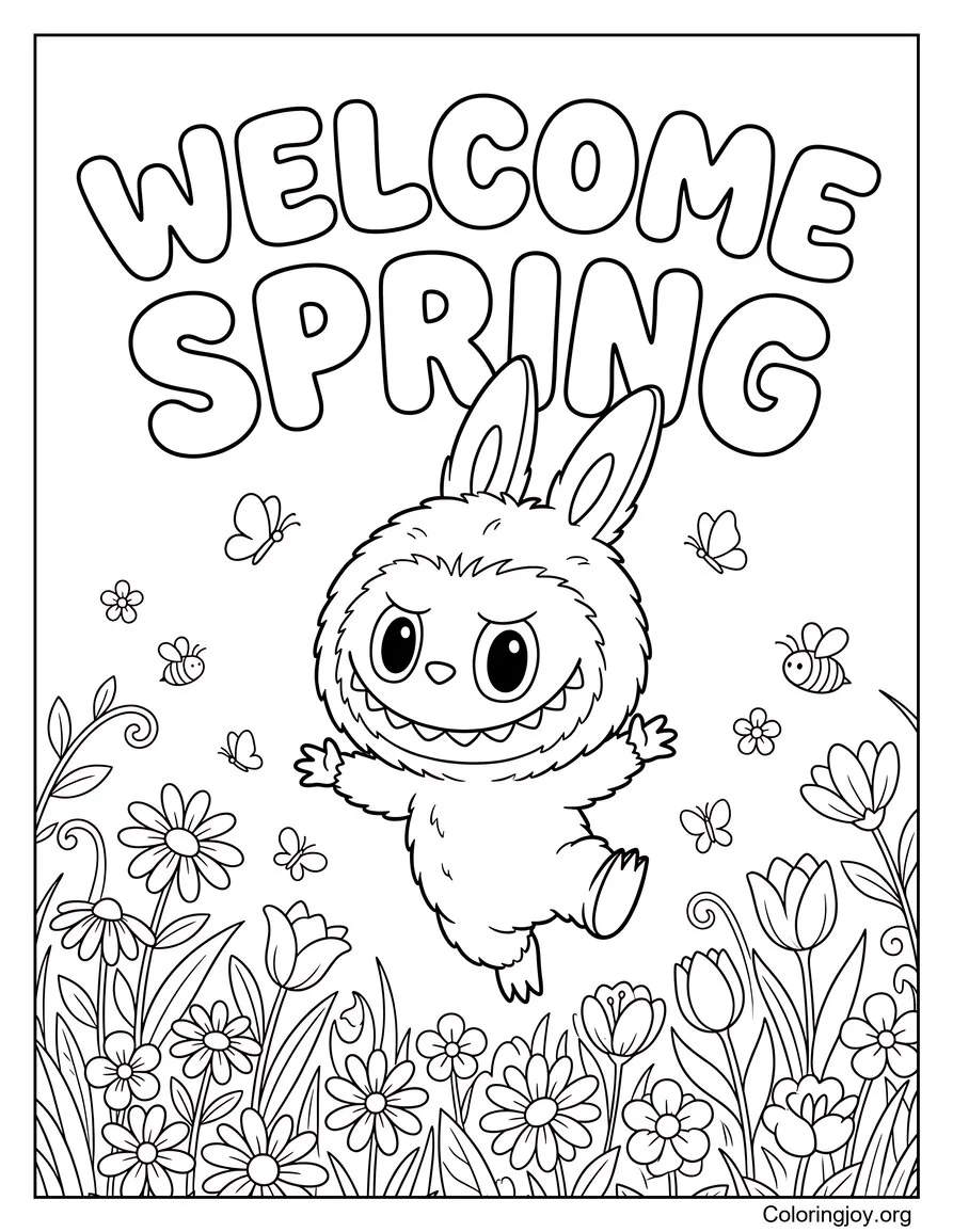Labubu Welcome Spring