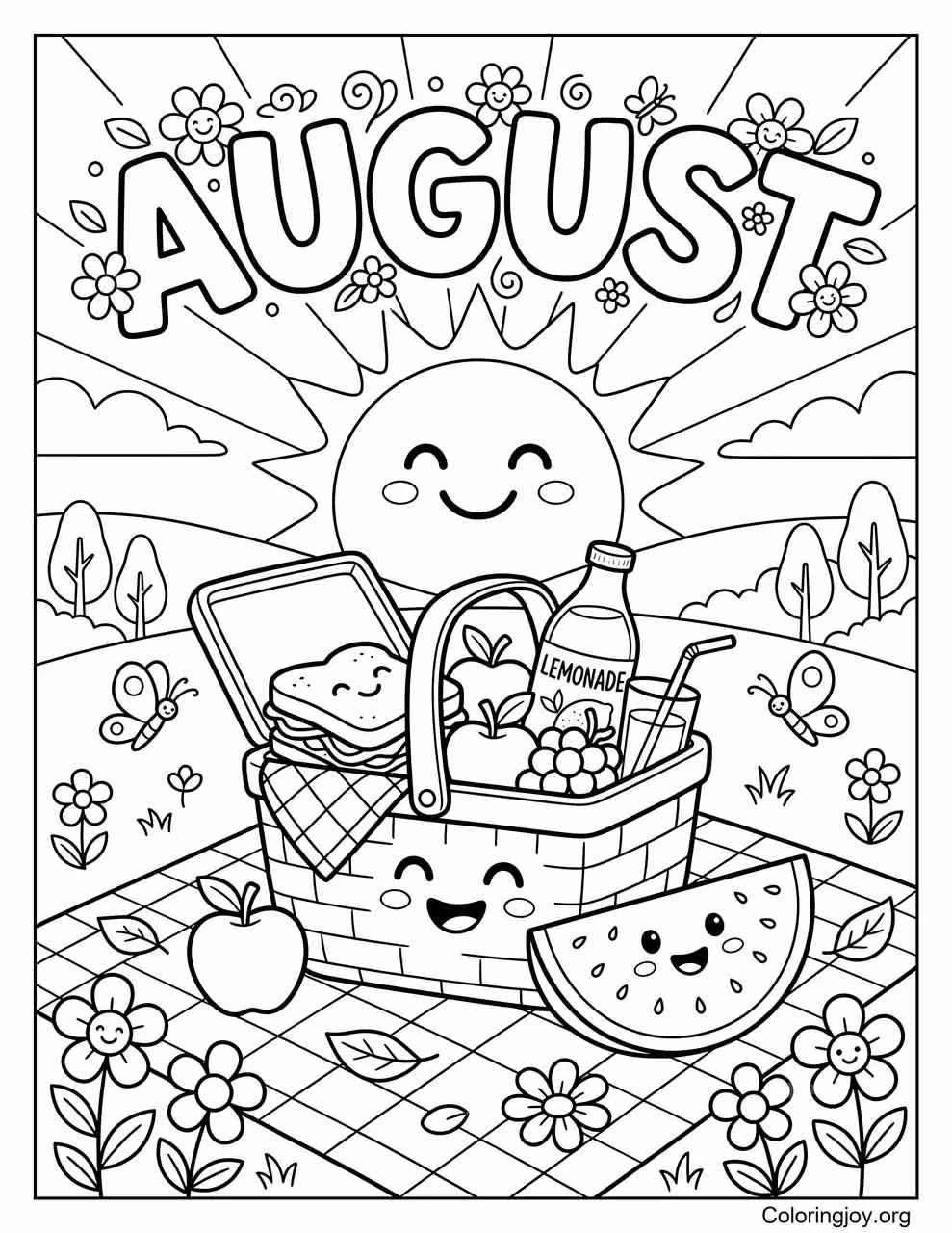 Pack your picnic basket with fresh fruit, tasty snacks, and cool drinks.