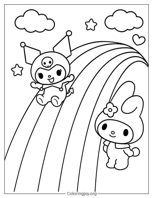 Kuromi’s Magical Rainbow Slide Adventure