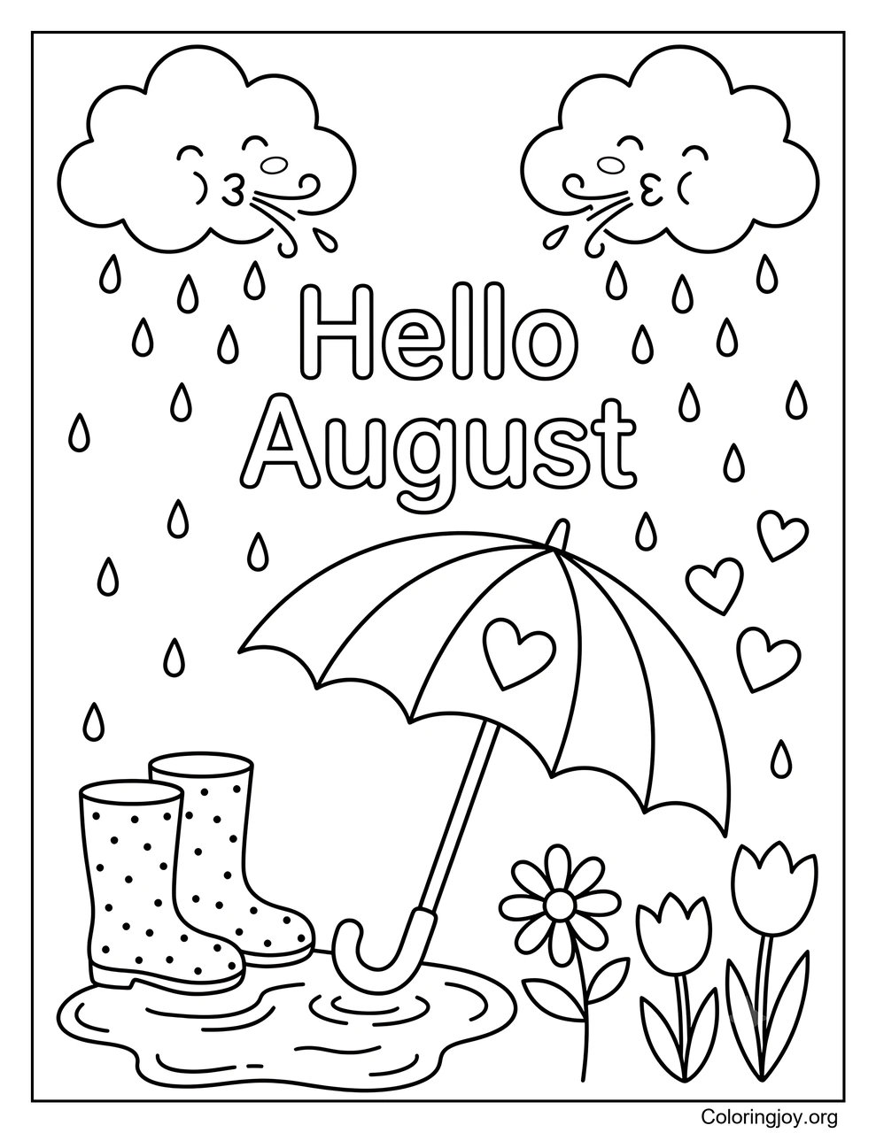 Grab an umbrella and splash through puddles on a cozy rainy day.