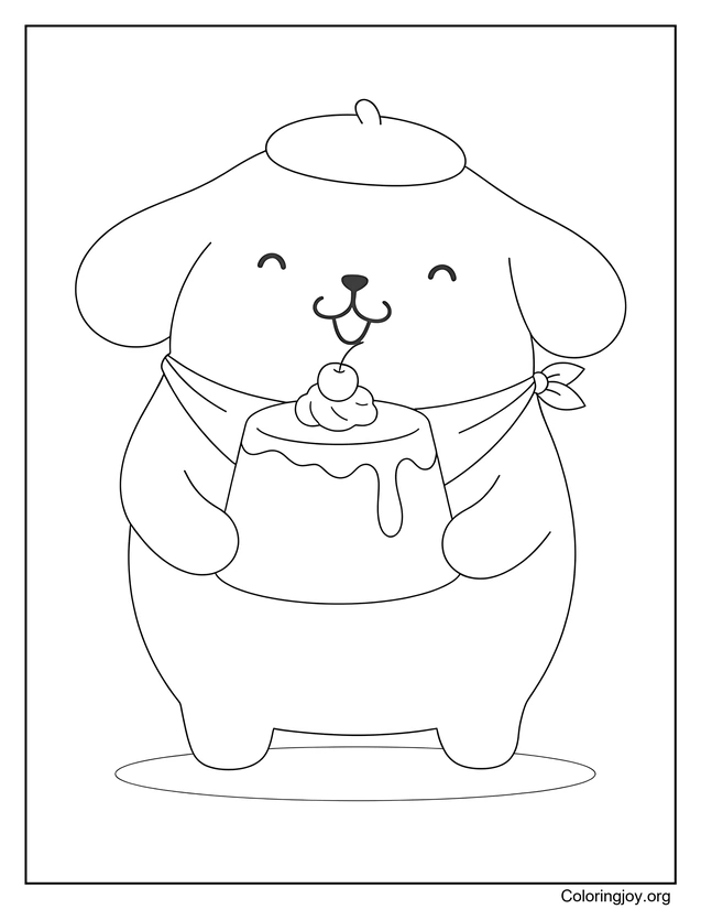 Pompompurin and His Favorite Dessert