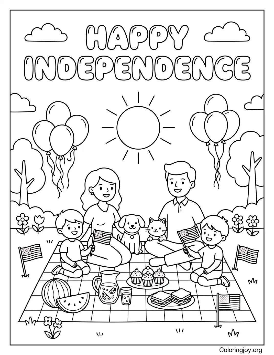 Happy Independence Picnic Day