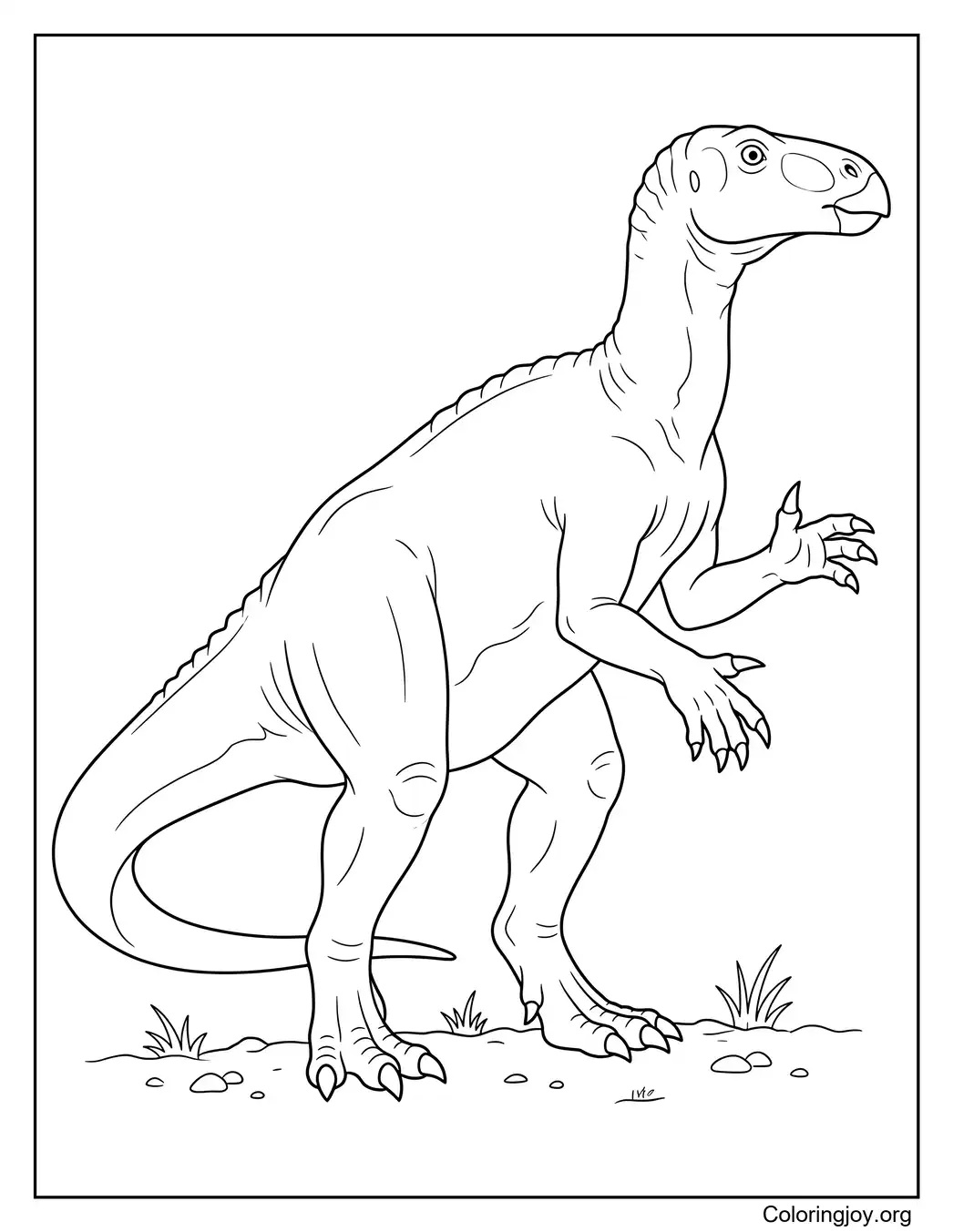 Standing Iguanodon