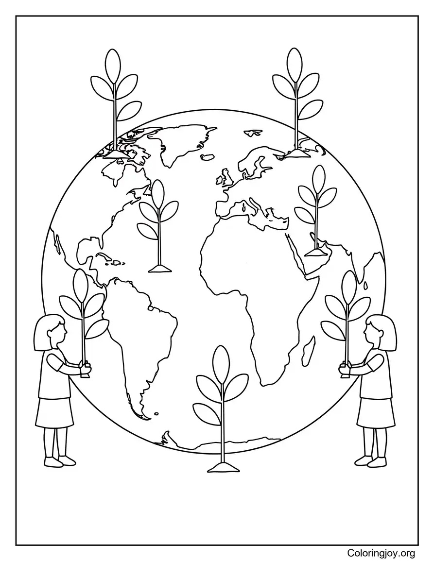 Kids Planting Trees Around The Globe