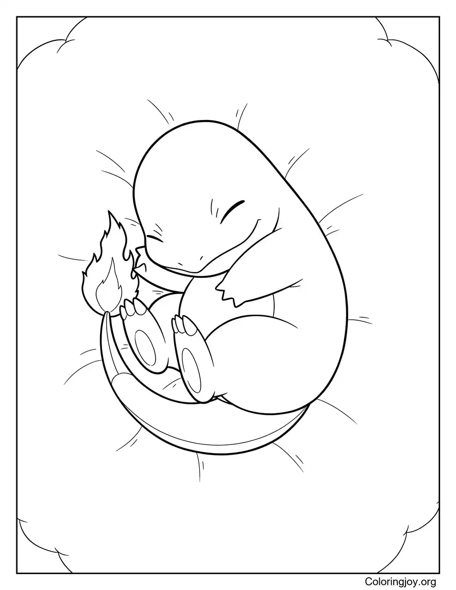 Sleeping Charmander