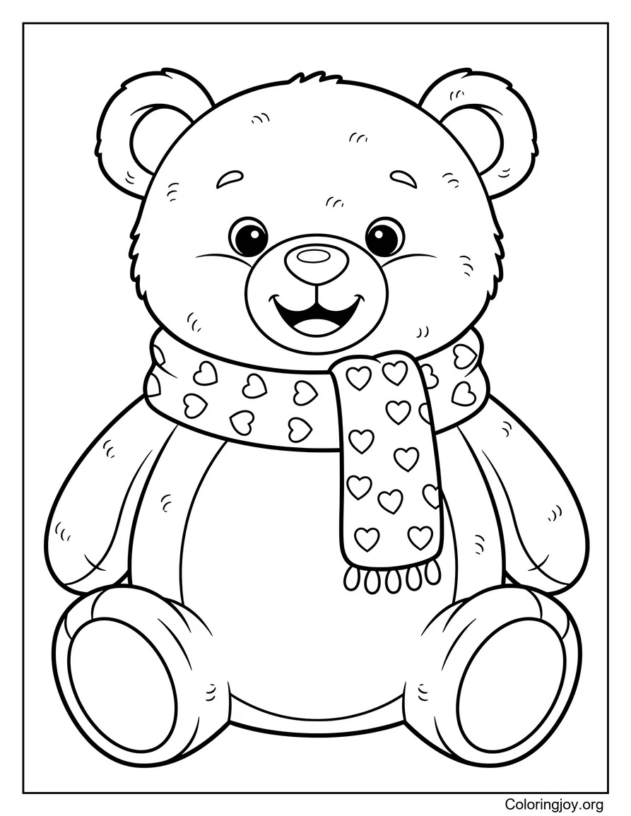 Teddy Bear Scarf