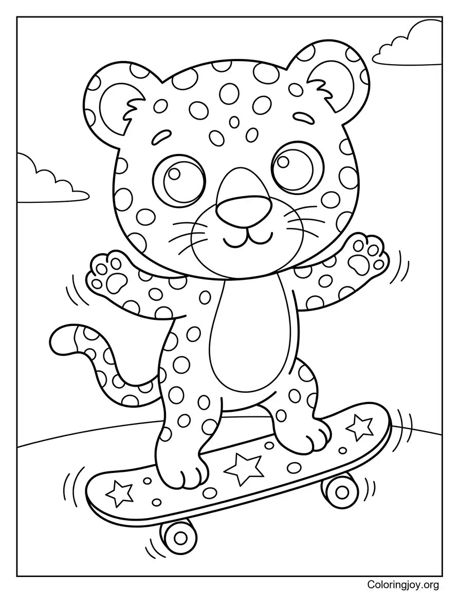 Leopard Skateboard