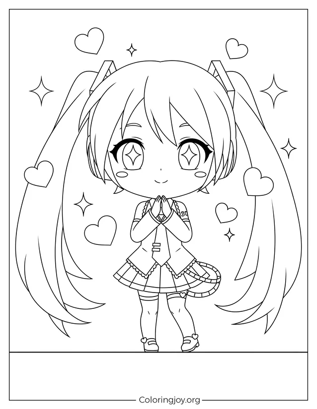 Chibi Princess Hatsune Miku