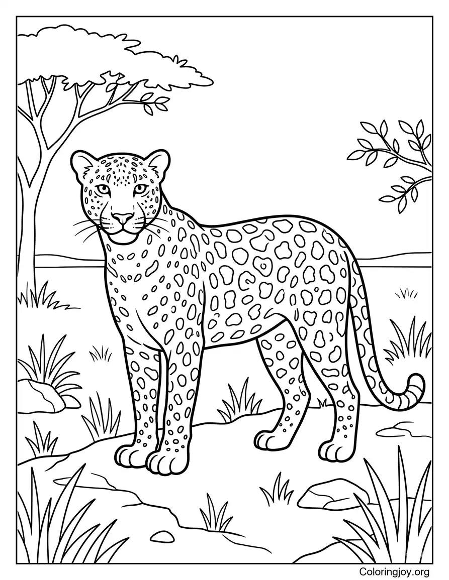 African Leopard Wild