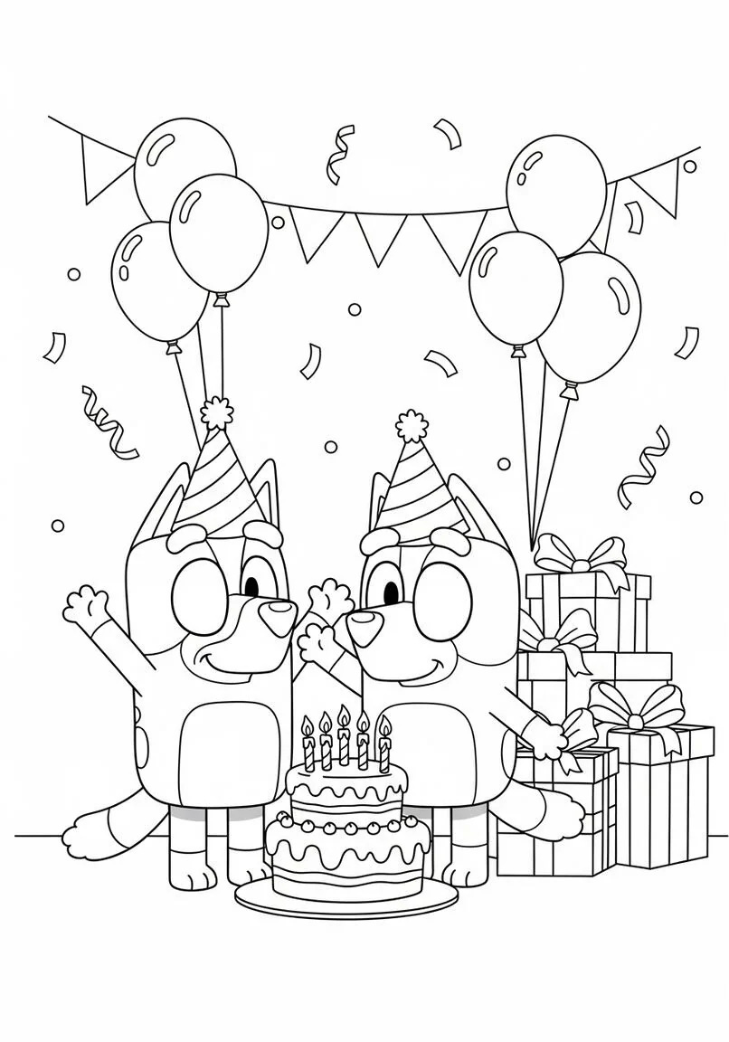 Bluey and Bingo's Big Birthday Bash!