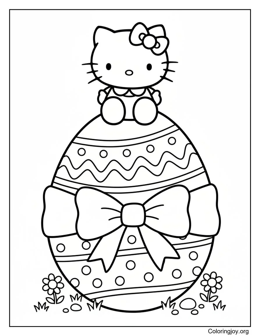 Sitting on Big Bow Egg