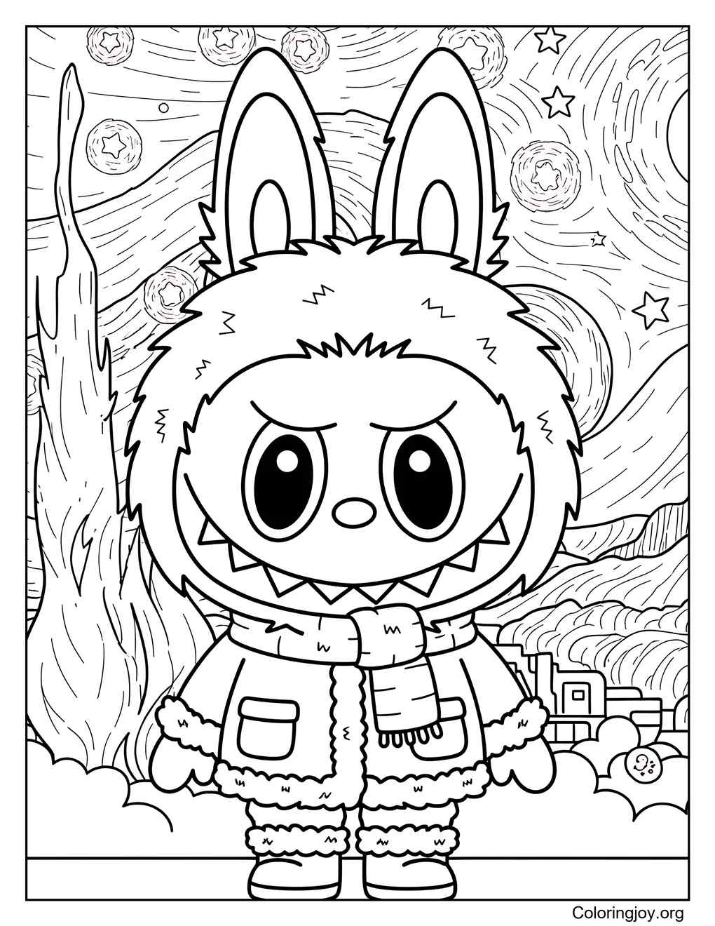Snuggly New Year Celebration Labubu