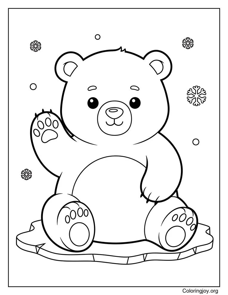 kawaii polar bear