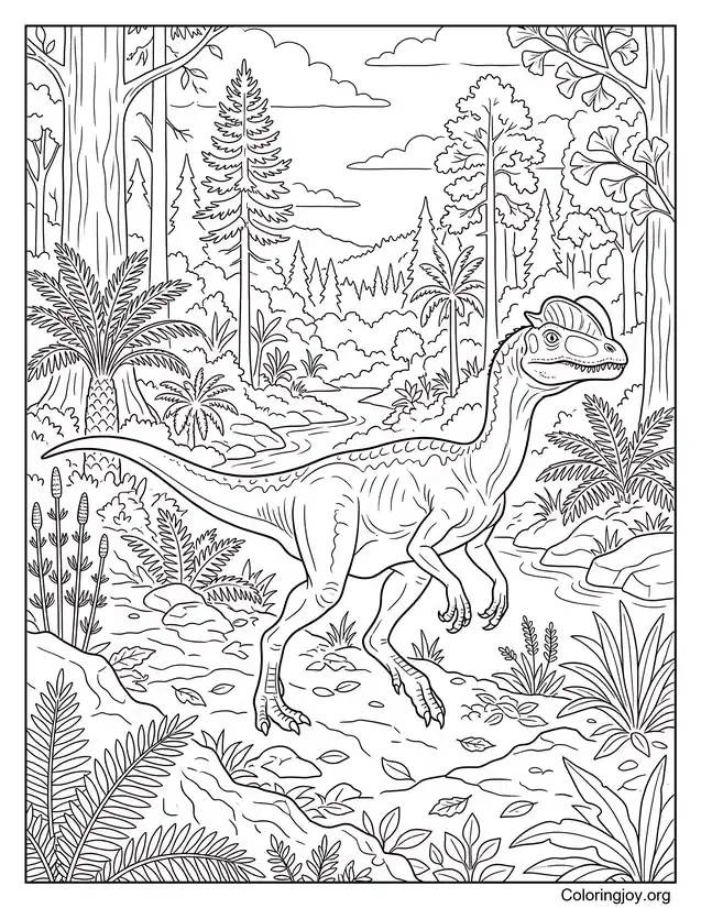 Paleoart Dilophosaurus