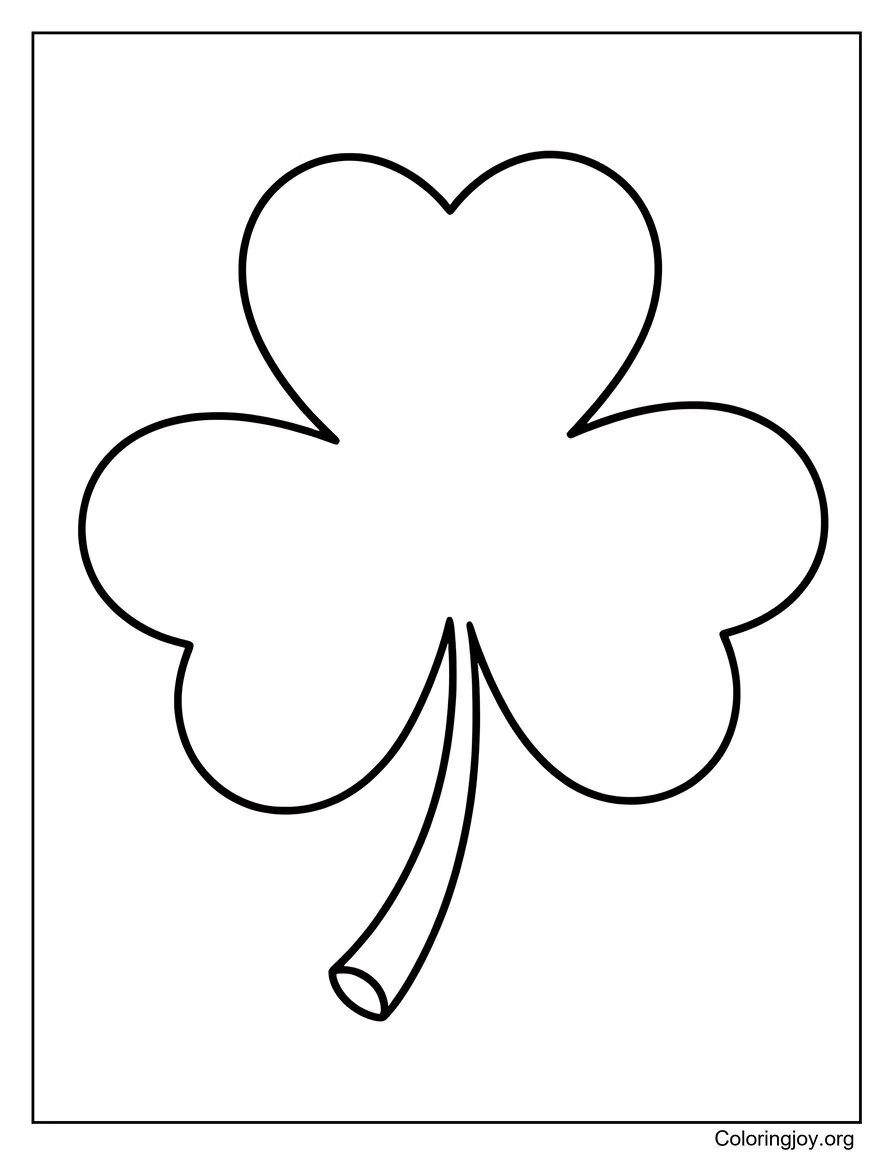 Magical Shamrock with Sparkles