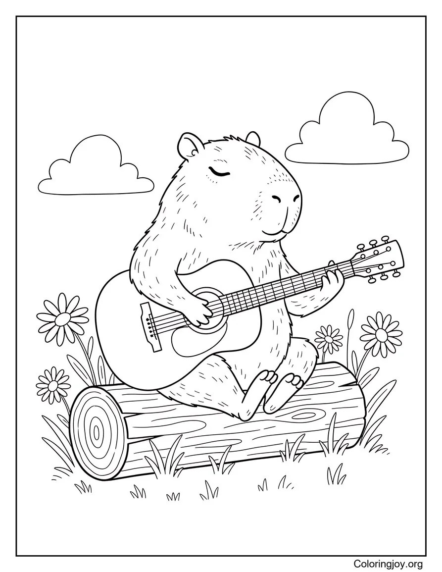 The Strumming Capybara