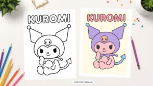 Kuromi Coloring Pages – Free Printable Designs for Kids & Fans