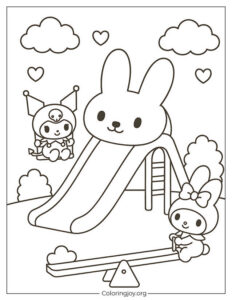 Kuromi’s Day at the Bunny Playground