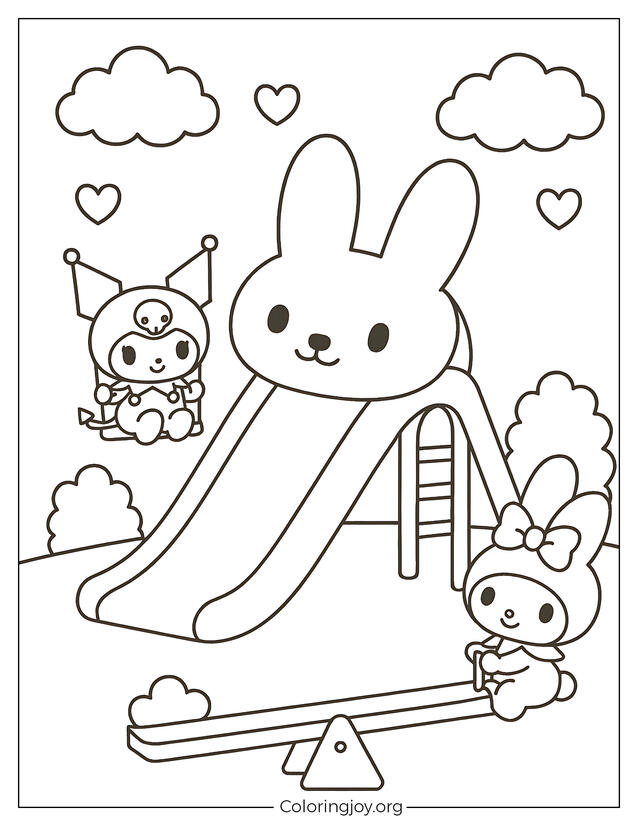 Kuromi’s Day at the Bunny Playground