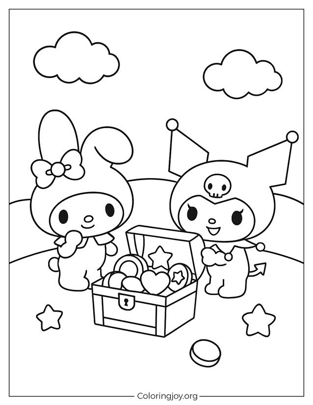 My Melody and Kuromi Find a Treasure Chest