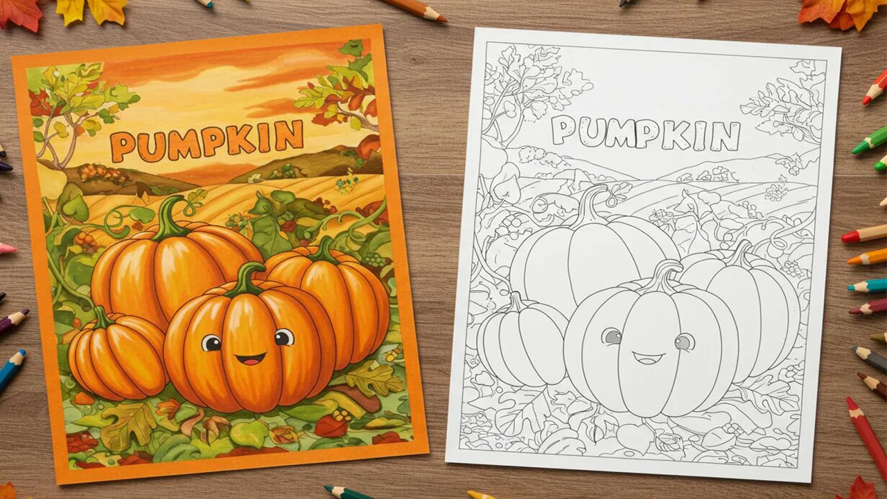 Best Pumpkin Coloring Pages